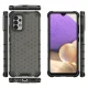 Telefona vāciņš priekš Samsung Galaxy A03s Honeycomb ar TPU rāmi, melns