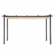Multigarden dārza un terases pergola, 3x4 m, tērauda, smilškrāsas