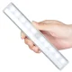 Bezvadu 10 LED lampa ar kustības sensoru, balta