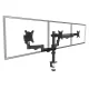 Maclean MC-137 galda stiprinājums 3 monitoriem (17\"-27\", 8kg, gāzes atspere), melns
