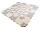 Bērnu spēļu grīdas Puzle paklājs putu paklājiņš Dzīvnieki - 36 gab 30x30cm | Kids Foam Floor Puzzle Mat Animals