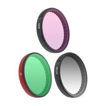 Filtru komplekts Sunnylife OA5-FI905 (MCUV, CPL, ND8) priekš DJI Osmo Action 5 Pro / 4 / 3