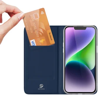 Atverams vāciņš Dux Ducis Skin Pro priekš iPhone 15 Plus, zils