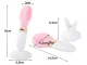 Elektriskā Sejas Attīrīšanas Suka Ierīce Masažieris ar Statīvu, Rozā | Electric Sonic Facial Cleansing Brush...