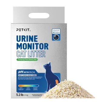 Petkit Urine Monitor augu izcelsmes kustošie kaķu tualetes pakaiši ar pH indikatoru, 2.4 kg