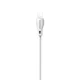 Dudao USB uz USB Type-C kabelis 2.1A 1m, balts