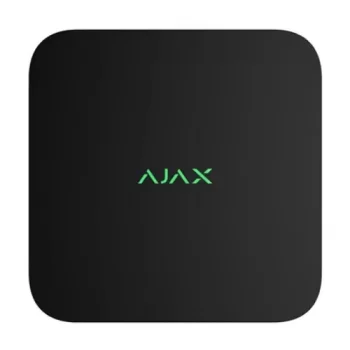 Ajax NVR 8 kanālu 4K tīkla video ierakstītājs, melns