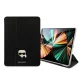 Karl Lagerfeld iPad Pro 12.9\" (2021) Saffiano Karl Head vāciņš Melns