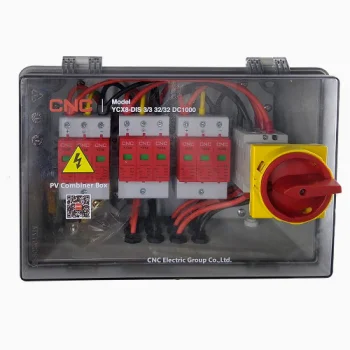 Saules paneļu DC savienojuma kārba 3 ieeju un 3 izeju, 1000V, IP66
