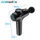 Isomedix 26441 masāžas pistole ar 12 uzgaļiem, melna