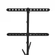 Maclean MC-182 B TV grīdas statīvs, 37-80\", VESA 600x400, 60kg