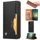Huawei P20 2018 (EML-L29) PU Leather Wallet Book Case Cover, Black | Vāks Maciņš Maks Grāmatiņa Apvalks