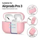 Austiņu maciņš Tech-Protect Silicone Hook priekš AirPods Pro, rozā