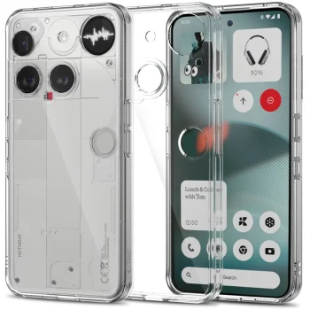 Tech-Protect Nothing Phone 3 vāciņš FlexAir Hybrid, caurspīdīgs
