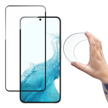 Wozinsky hibrīda aizsargstikls ar rāmi priekš Samsung Galaxy S22+ (S22 Plus), caurspīdīgs