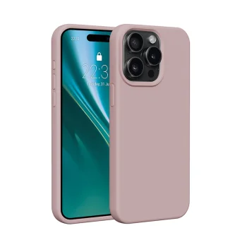 Etteri Silicone Case vāciņš Apple iPhone 12 / 12 Pro gaiši rozā