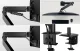 ARCTIC X1-3D Gāzes atsperes monitora statīvs līdz 43\" 10kg