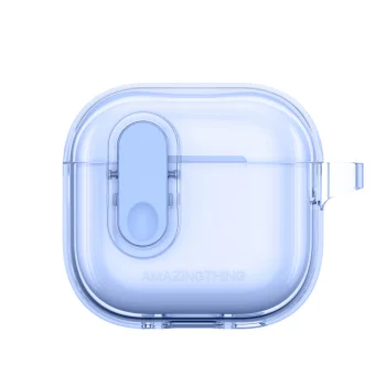 Austiņu maciņš AmazingThing Minimal, Apple AirPods 4, ultramarīna zils
