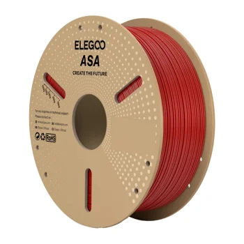 Elegoo ASA 3D printera kvēldiegs 1.75 mm, sarkans