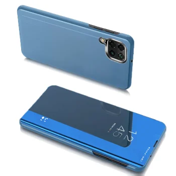 Atverams vāciņš Clear View modelim Samsung Galaxy A22 4G, zils