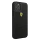 Ferrari iPhone 12 / 12 Pro vāciņš On Track Perforated, melns