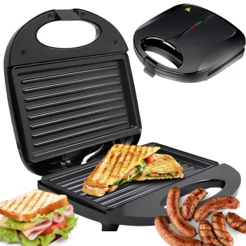 Grila tosteris sviestmaizēm, panini un tortiljām, nepiedegošs, 750W