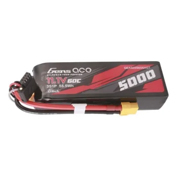 Gens ace G-Tech 5000mAh 11.1V 60C 3S1P LiPo akumulators ar XT60