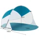 Trizand 00020974 pašuzceļošā pludmales telts Pop-Up 190x120x90 cm, tirkīza/balta