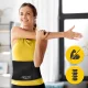 4FIZJO neoprēna tievēšanas josta vēderam L/XL, melna