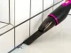 Bezvadu vertikālais putekļu sūcējs 2-in-1, 100W, melns/violets