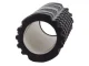 Masāžas Jogas Fitnesa Pilates Putu Rullis - 30x10cm, Melns| Foam Yoga Massage Roller