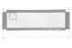 Ecotoys gultas aizsargbarjera bērniem, 200 cm, pelēka/balta