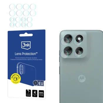 3mk Lens Protection hibrīda aizsargstikls Motorola Moto G56 kamerai