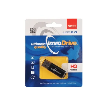 Imro 32GB USB 2.0 zibatmiņa, melna