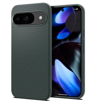 Google Pixel 9 / 9 Pro Spigen Liquid Air TPU Case Cover, Green | Telefona Vāks Maks Apvalks Bampers