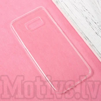 Samsung Galaxy S8+ Plus (G955F) TPU Case Cover, Transparent | Caurspīdīgs Silikona Vāciņš Maciņš Apvalks Bampers