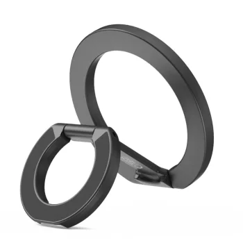 Magnētiskais MagSafe telefona gredzena turētājs Tech-Protect mmR400, melns