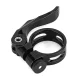 Rockbros 41210092001 velosipēda sēdekļa stutes apskava ar ātro fiksāciju, 31.8 mm, melna