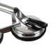 Bigstren 00022361 alumīnija vakuuma piesūceknis ar 3 rokturiem, 150 kg, sudraba