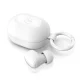 Bezvadu TWS austiņas 3mk FlowBuds 6.0 ar klipsi, Bluetooth 6.0, baltas
