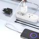 Dudao A26T GaN 25W USB-A, USB-C lādētājs - White