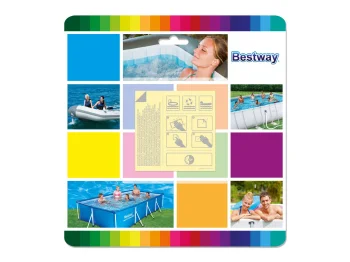 Bestway 62091 ūdensizturīgi remonta ielāpi piepūšamajiem izstrādājumiem, 10 gab.
