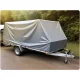 Plonos PL-500 tentu pārsegs 300 x 600 cm, 120 g/m2, sudraba/zils