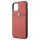 Ferrari Off Track Leather vāciņš iPhone 11 Pro, Sarkans