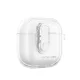 AmazingThing Minimal maciņš Apple AirPods 4 austiņām, caurspīdīgs