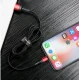 Baseus Cafule Special USB to Apple iPhone Lightning Data Charging Cable, 2.4A, 1m, Black | Lādētājvads Datu...