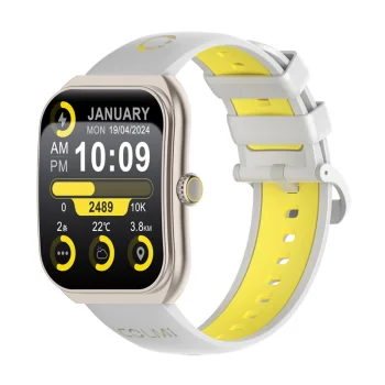 Viedpulkstenis Colmi P86, 1.93" AMOLED, Bluetooth zvani, zelta