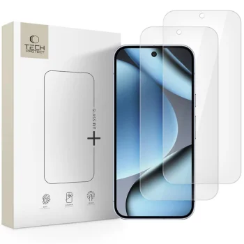 Tech-Protect Glass Fit+ aizsargstikls Google Pixel 9 Pro XL / 10 Pro XL, 2 gab., caurspīdīgs