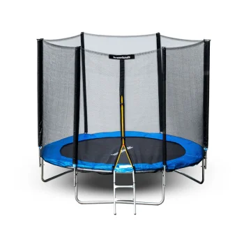Bauerkraft dārza batuts ar ārējo tīklu un kāpnēm, 304-312 cm