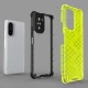 Vāciņš Honeycomb priekš Xiaomi Poco F3 / Redmi K40 Pro / K40 ar TPU apmali, zaļš